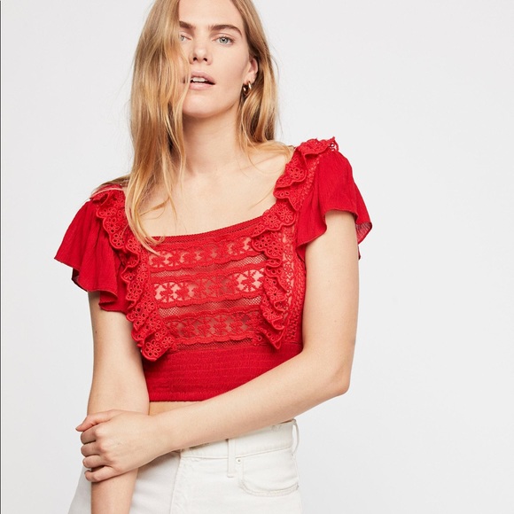 Free People Bridget Crop Top - Picture 2 of 5